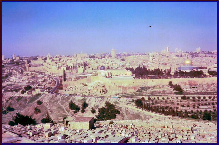 The Southeastern corner of the walls of Jerusalem where the Triple or Huldah Gates used to lead to the Temple